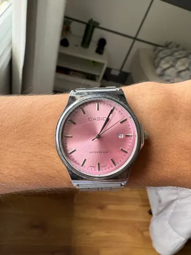 Relógio Casio Prateado Rosa-claro