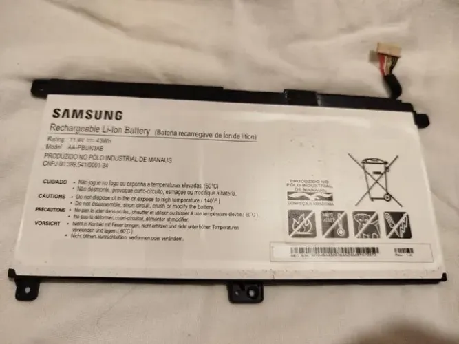Bateria Notebook Original P/ Samsung Book Np550xda Aa-pbun3ab - Usada