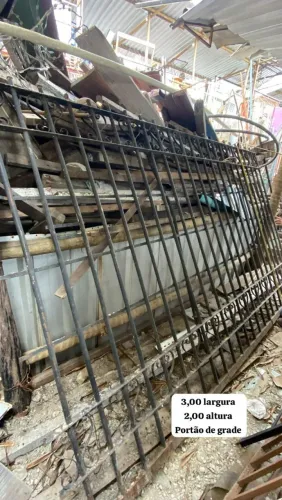 Portão de grade de garagem 