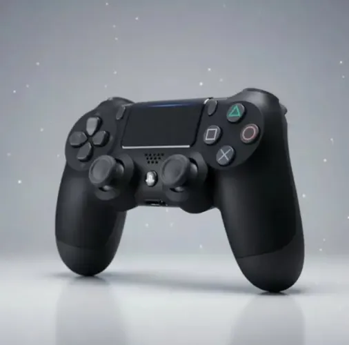 Controle Para Playstation Ps4 Kapbom Rápido Cor Preto Controlador De Jogos Joystick