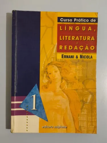 Livro Língua Literatura Redação Ernani Nicola Scipione - Cursinho ENEM Vestibular