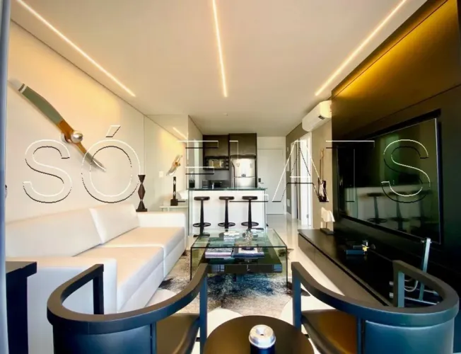 Residencial Parque Jockey, flat disponível para locação contendo 57m², 1 dormitório e 1 va
