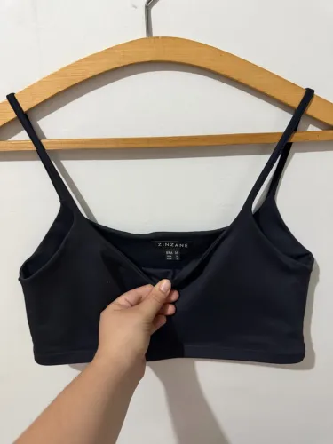 Top de alcinha preto original Zinzane