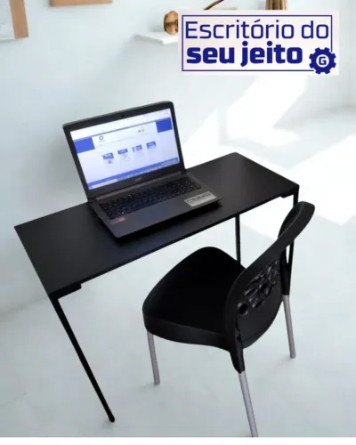 Mesa de Escritório NOVA Estilo Industrial Multiuso para Notebook Computador Birô Estudo