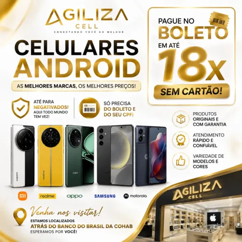 Celular no boleto