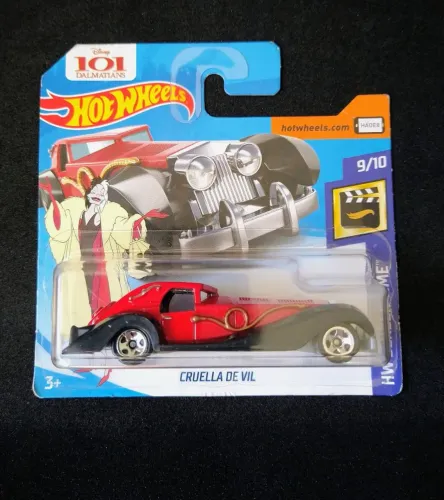 Hot Wheels Cruella De Vil - Disney 101 Dálmatas