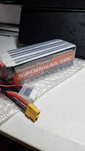 Bateria lipo 6s 5200mah 50c automodelo carrinho controle