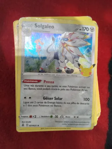 Mais de 60 cartas Pokemon (40 treinadores juntos com energia)
