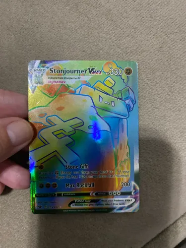 Stonjourner VMAX 205/202 Rainbow Rare - Pokémon TCG