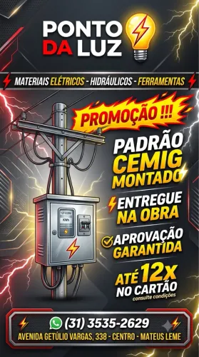 PADRÃO CEMIG MONTADO 110/220v - a partir de: