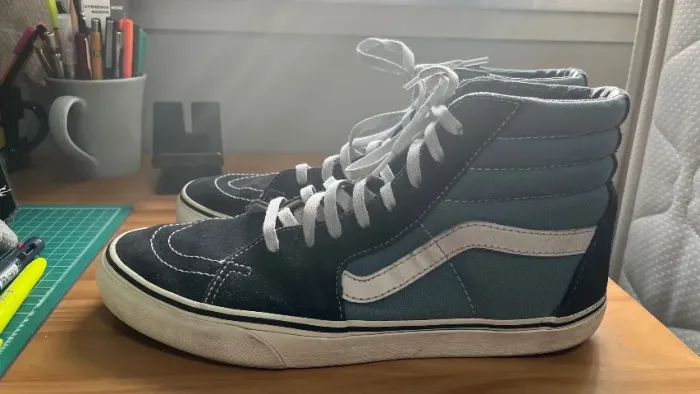 Tênis Vans SK8-Hi tam 41 cano alto azul