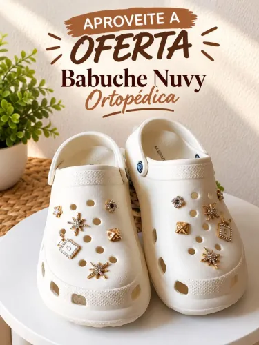 Sandália Crocs Babuche Nuvy Ortopédica