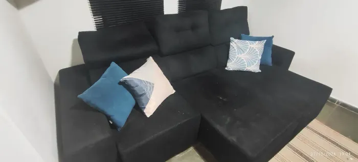 Sofá retrátil de 3 lugares