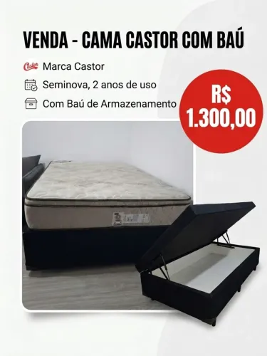 Cama Castor com Baú