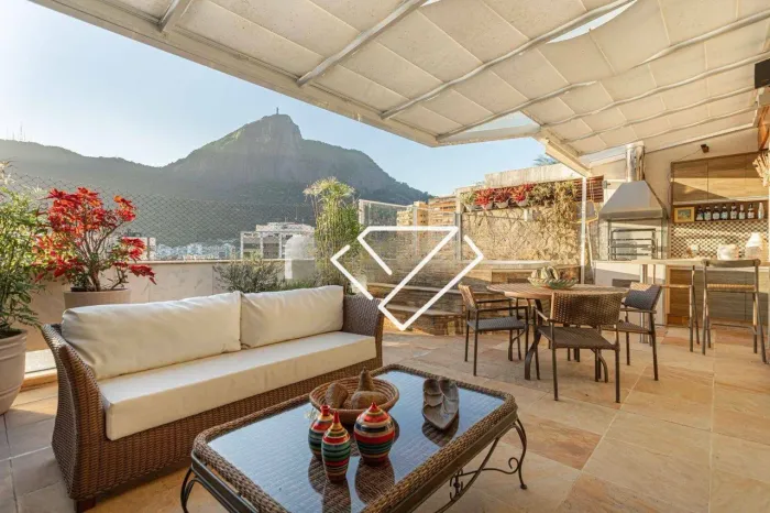Cobertura com 4 dormitórios à venda, 282 m² por R$ 5.000.000,00 - Lagoa - Rio de Janeiro/R