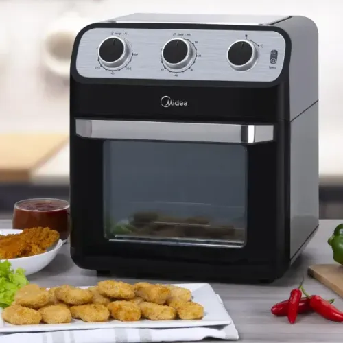 Fritadeira Sem Óleo Ovenfryer 12L Midea FFA20P2 220V Preto 