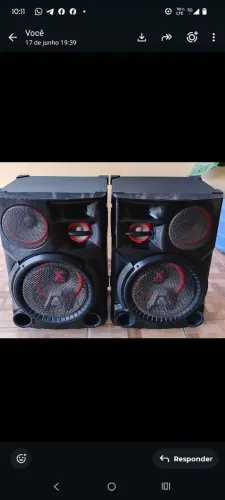 2 caixas de som