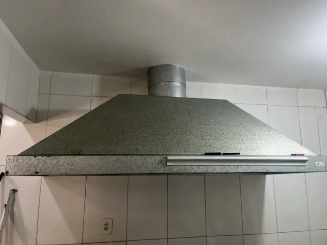 Coifa/Exaustor com Motor para lanchonete.