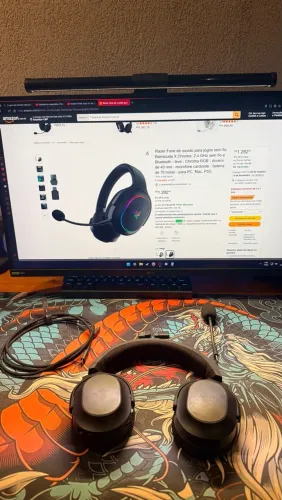 HEADSET RAZER PC E PS5 TOP DE LINHA