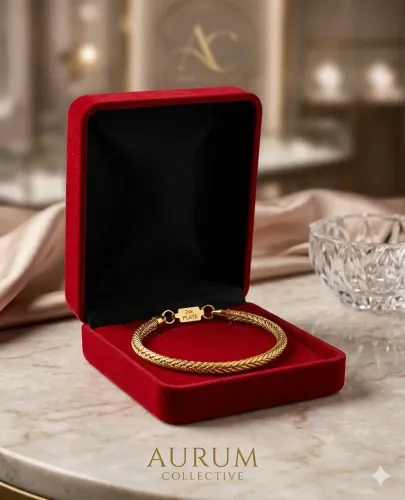 Pulseira Milanese Aurum - Elegância Banhada a Ouro 24k