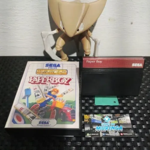 PaperBoy - Original - USA - Master System - Caixa de plástico padrão Sega