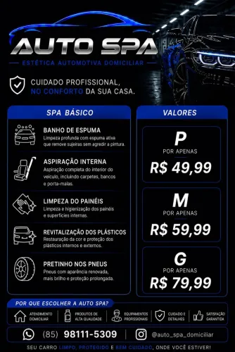 ESTÉTICA AUTOMOTIVA DOMICILIAR