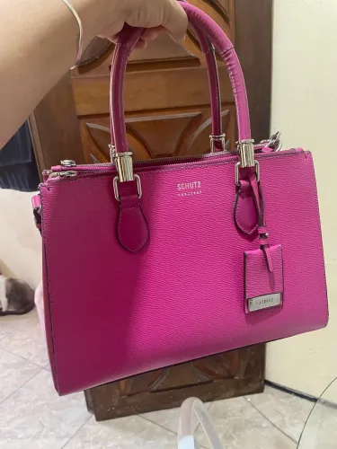 Bolsa Lorena na cor fúcsia 