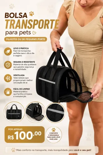 Bolsa Mochila Transporte de Pets