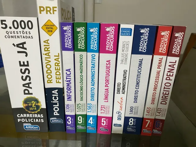 Apostila PRF + Livros de Questões por matéria