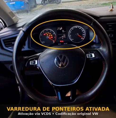 Ativação Varredura de Ponteiros Polo Track