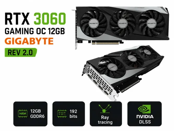 RTX 3060 gaming oc 12gb rev 2.0 gigabyte
