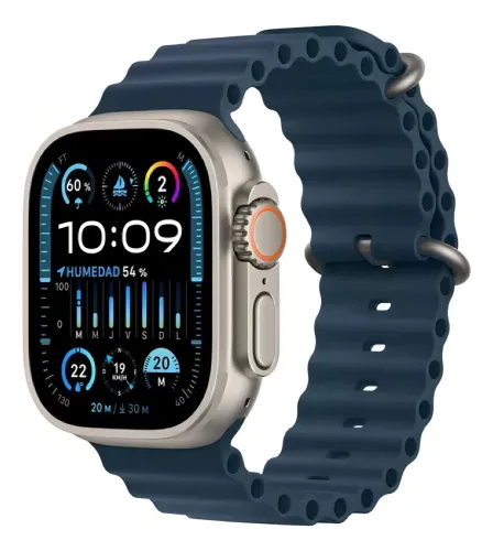 Apple Watch Ultra 2 GPS + Cellular Caixa de titânio - 49 mm Pulseira Oceano azul 
