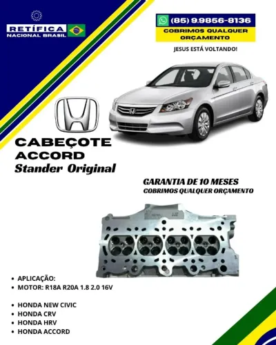 Promoção de Cabeçote Accord