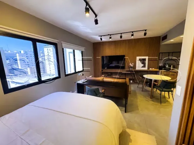 Flat à venda no Jardim Paulista mobiliado com vaga perto da Av Paulista, Ideal investiment
