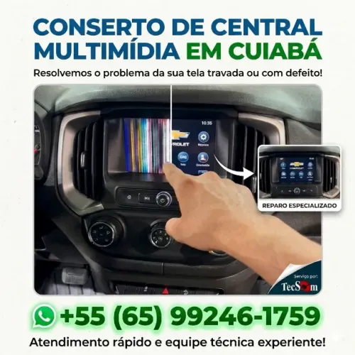 Multimidia Original Chevrolet S10 LT 2019/2020 (TELA COM DEFEITO ENTRE EM CONTATO)