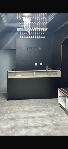 Balcao loja com led