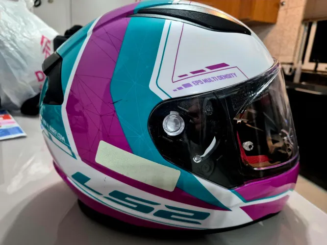 Capacete LS2 Pink