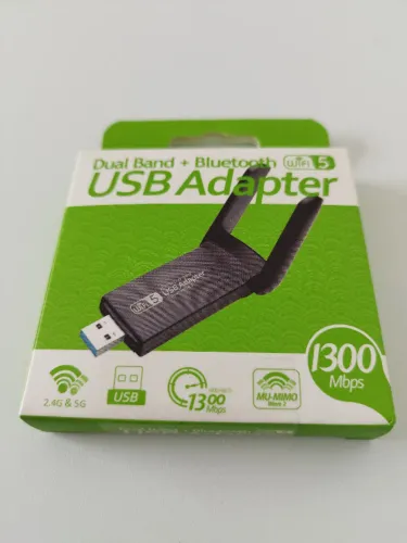 Adaptador WiFi 5GHz e Bluetooth 4.2