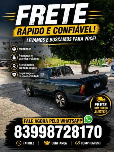 Realizo mudanças e frete 