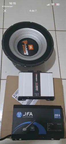 Vendo tornado de 15 2200 taramp s e fonte 