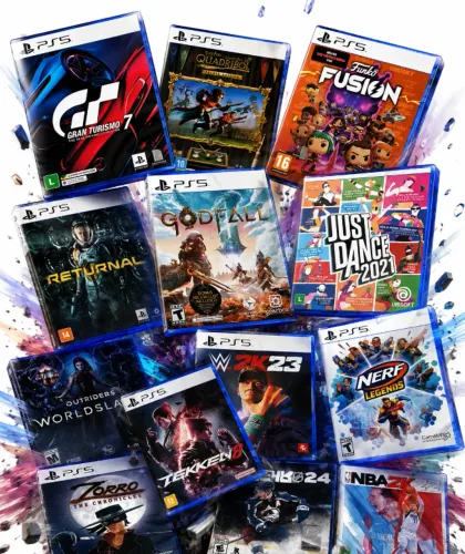 Kit 13 Jogos Ps5 + Bonus Fini