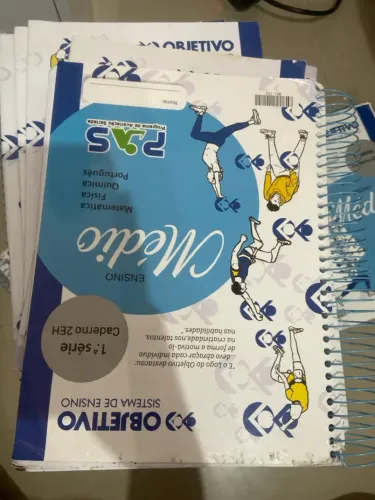 Livros objetivo 1 ano ensino medio