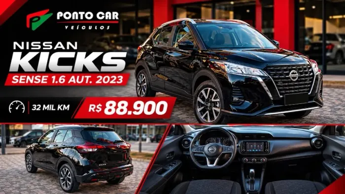 Nissan Kicks Sense 1.6 16V Flex AUT 2023