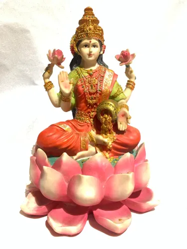 Estatueta Indiana Deusa Lakshmi