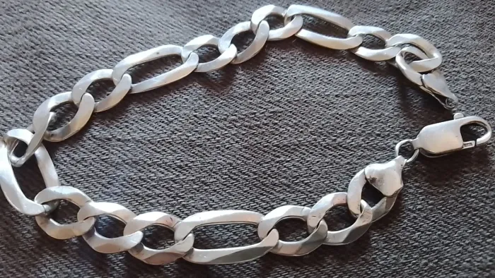 Pulseira de prata pura 