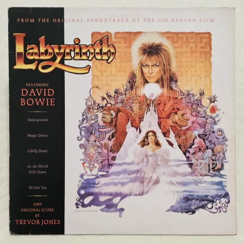 vinil da trilha sonora original do filme "Labirinto" (1986)