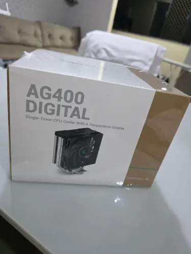 Cooler para processador Deepcool AG400 Com Digital Temperatura, 120mm, Intel-AMD