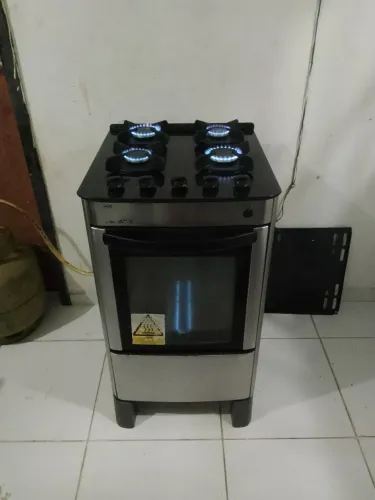 vende-se fogão 4 bocas mesa de vidro automático
