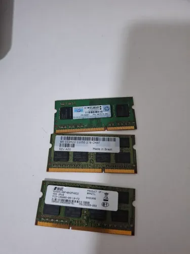 3 Memórias Ram 4 gb