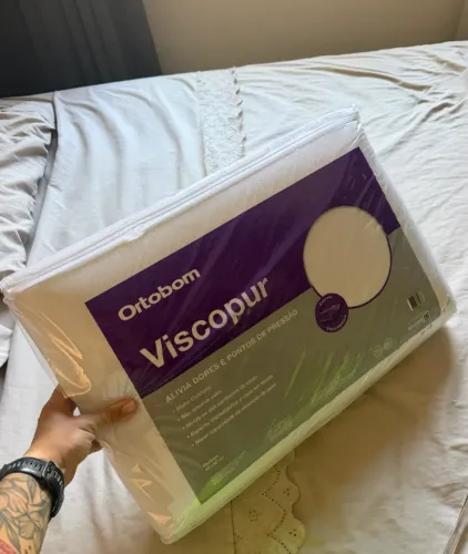 2 travesseiros Ortobom Viscopur